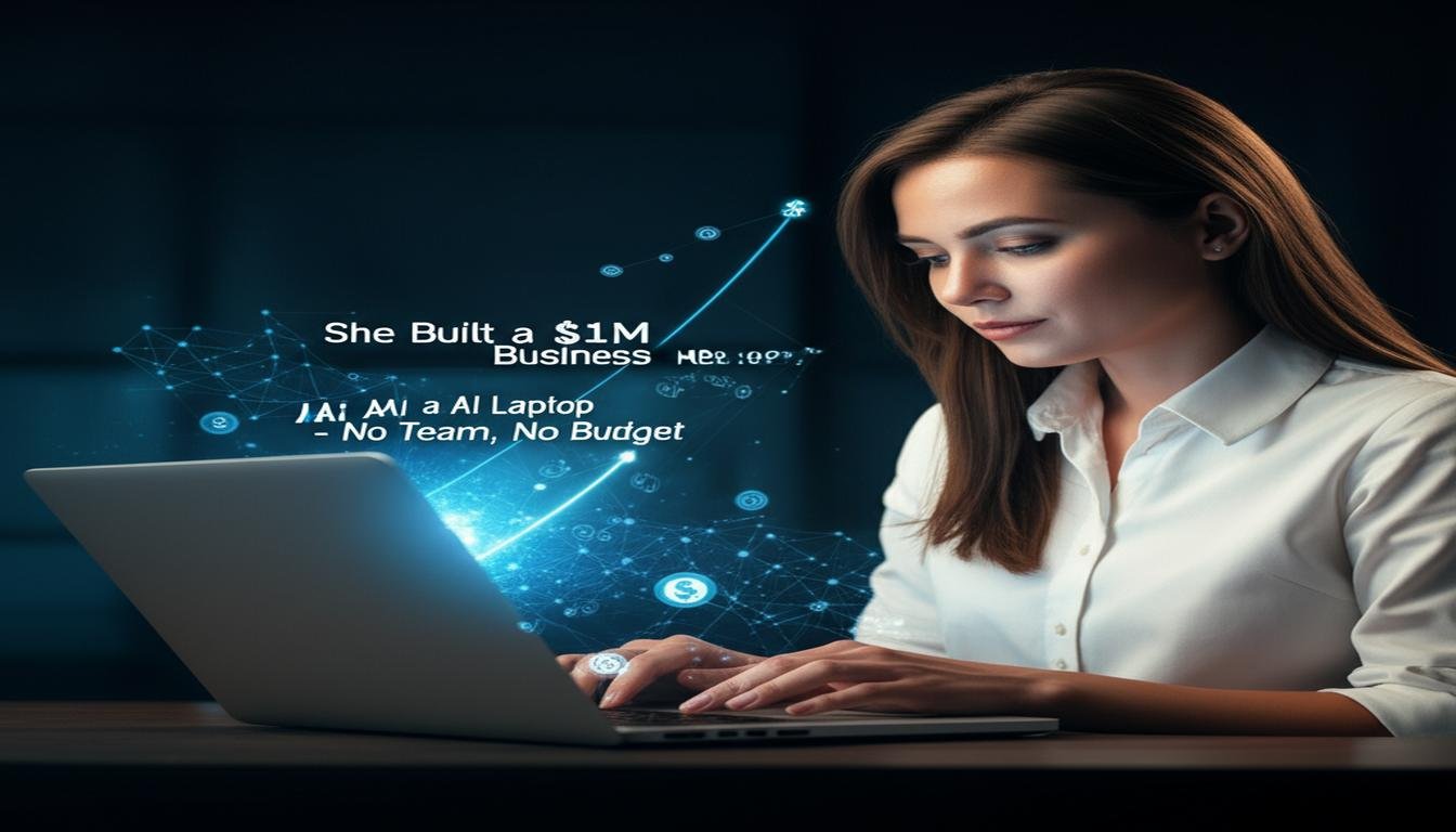 She Built a $1M Business With Just AI and a Laptop - No Team, No Budget