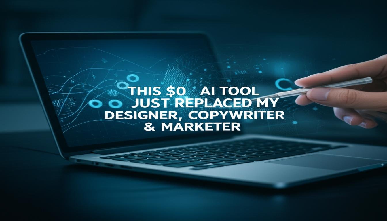 This $0 AI Tool Just Replaced My Designer, Copywriter & Marketer