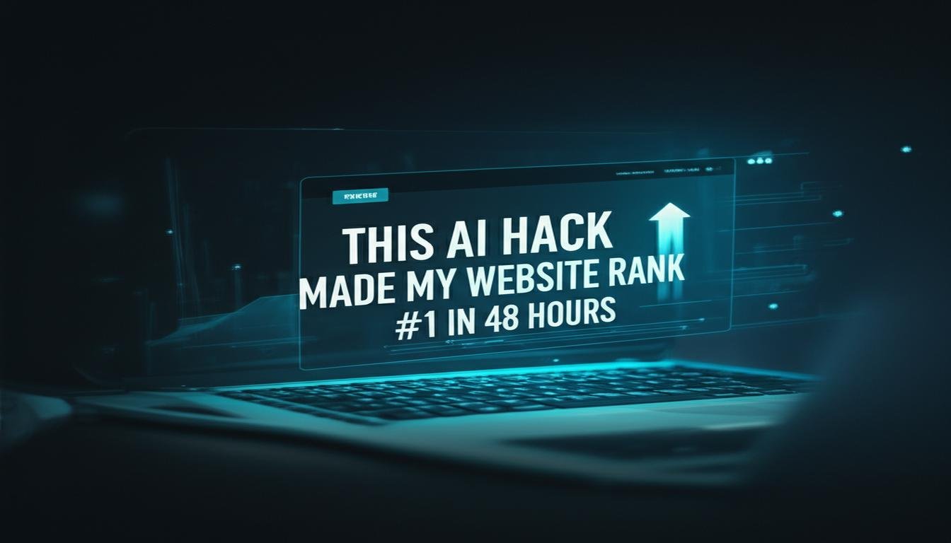 This AI Hack Made My Website Rank #1 in 48 Hours