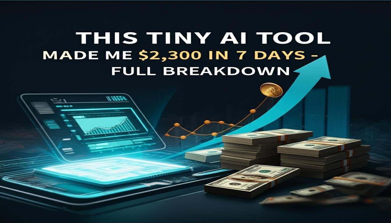 This Tiny AI Tool Made Me $2,300 in 7 Days - Full Breakdown