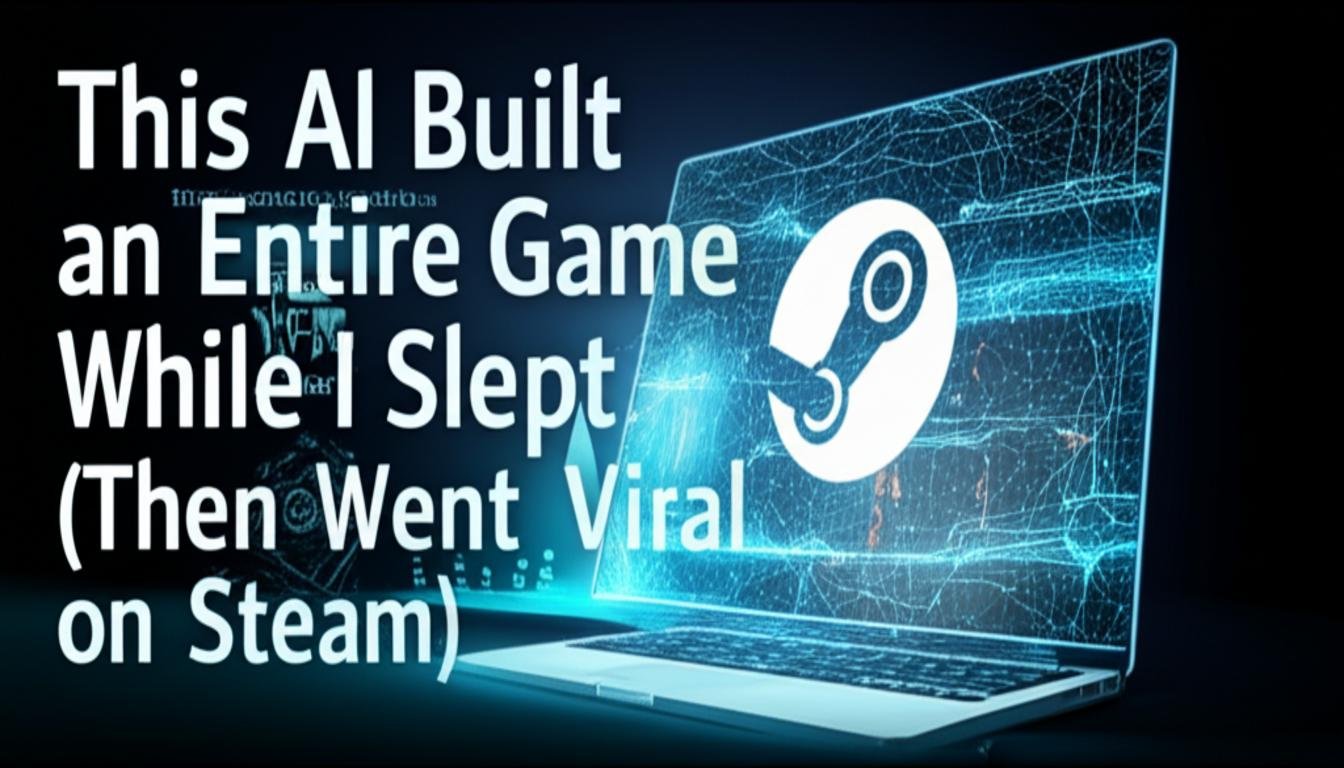 This AI Built an Entire Game While I Slept (Then Went Viral on Steam)