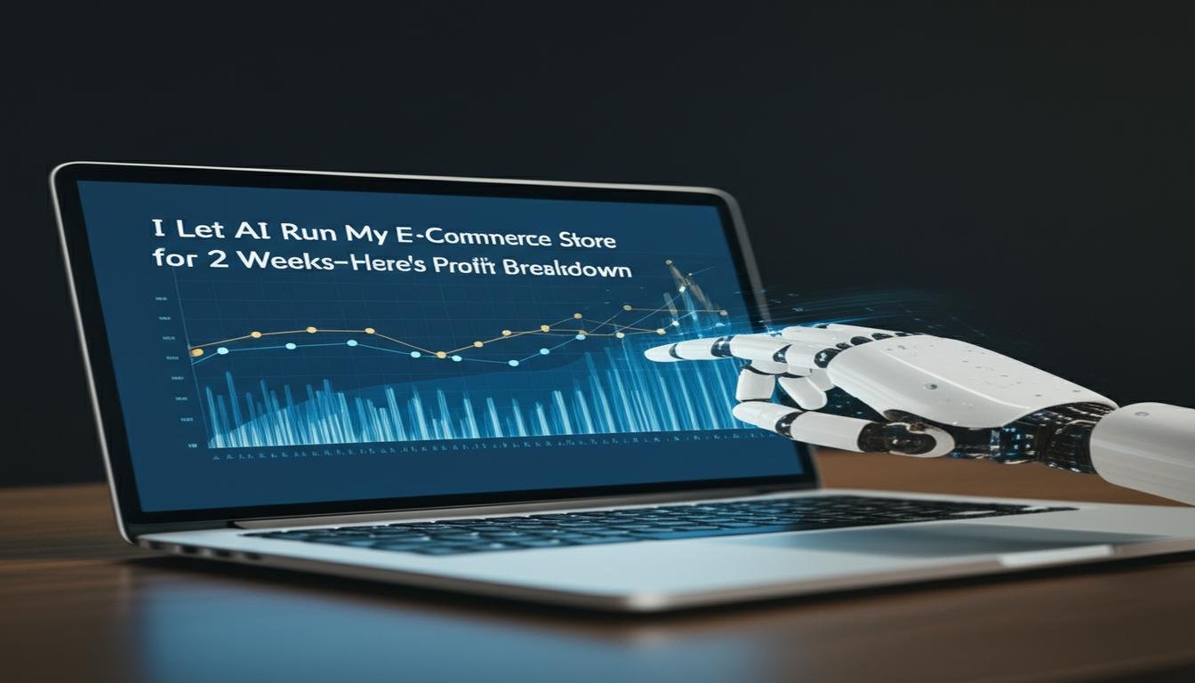 I Let AI Run My E-Commerce Store for 2 Weeks-Here’s the Profit Breakdown